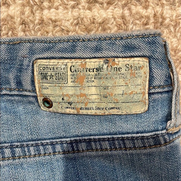 Women’s Vintage Converse Straight Leg Jeans Classic Denim - Picture 5 of 7